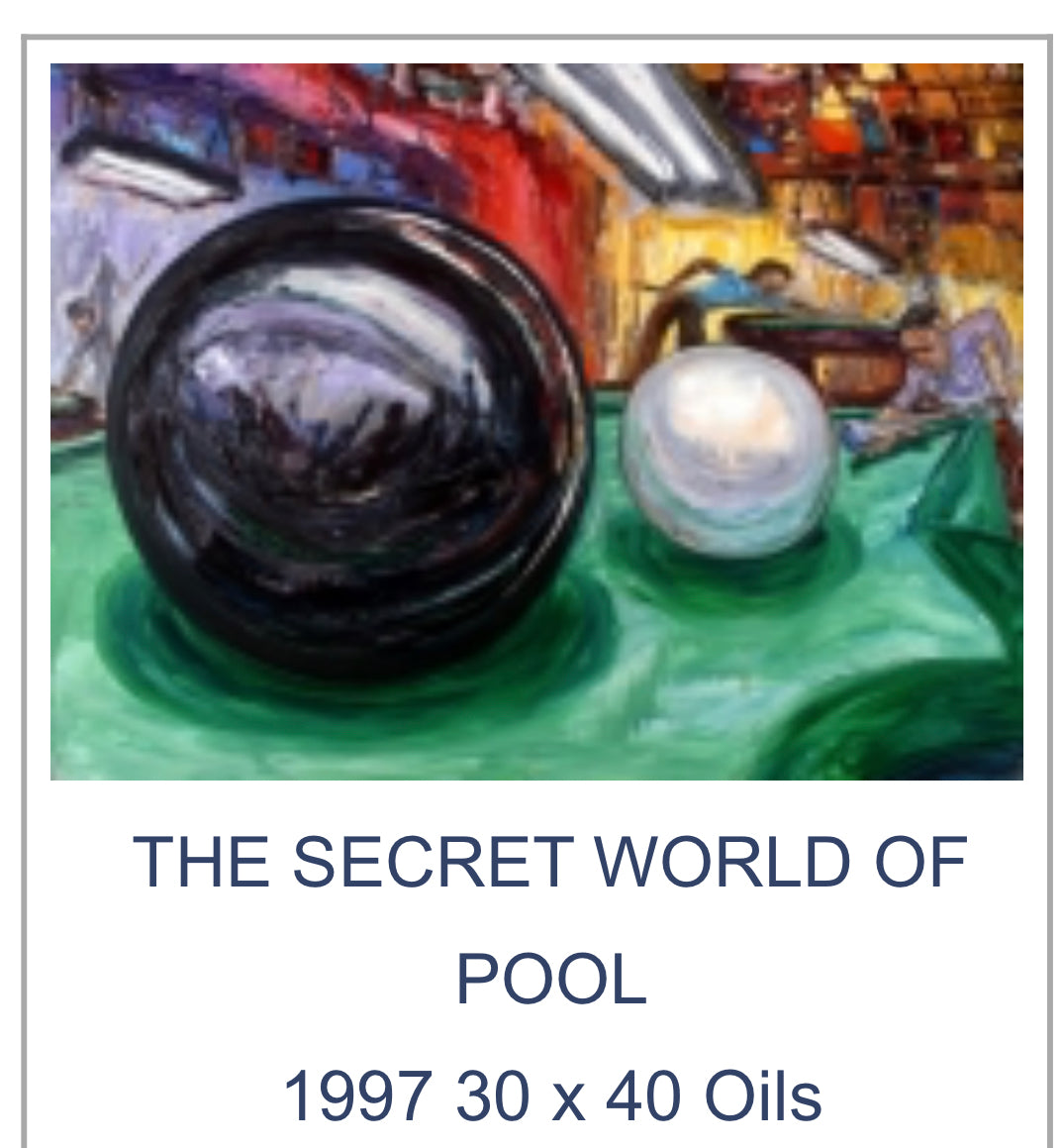 THE SECRET WORLD OF POOL